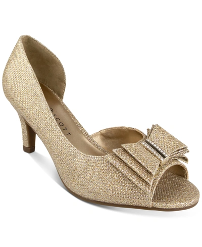 Karen Scott Destinaa Evening Pumps, Created For Macy's Women's Shoes In Light Gold