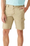 Tommy Bahama Coastal Key Stretch Cotton Cargo Shorts In Stone Khaki