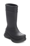 Balenciaga X Crocs Water Resistant Boot In Black