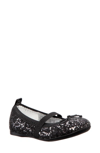 Nina Kids' Esther-t Toddler Girls Ballet In Black Patent