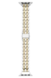 Kate Spade Women's Two-tone Stainless Steel Scalloped Apple Watch Bracelet/20mm