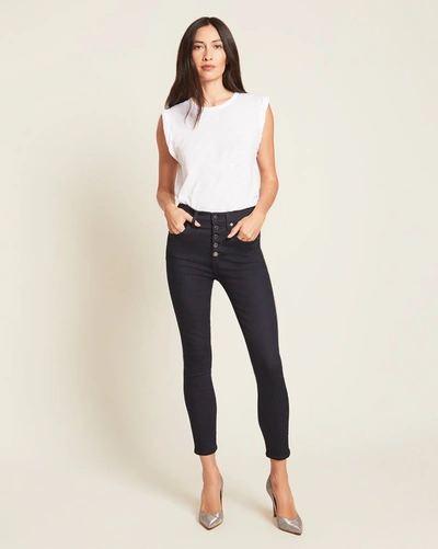 Veronica Beard Debbie Skinny Jean Ankle-crop In Indigo