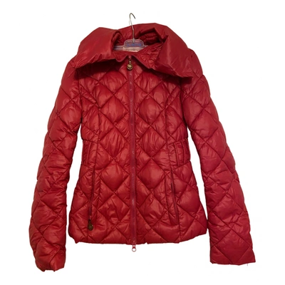 Pre-owned Fornarina Puffer In Pink