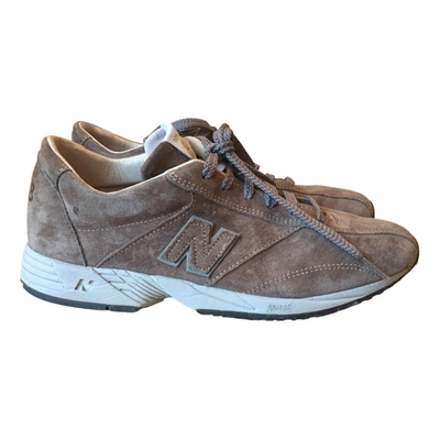 Pre-owned New Balance Trainers In Brown