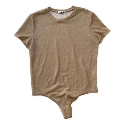 Pre-owned Alix The Label Top In Gold