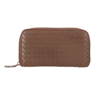 Pre-owned Bottega Veneta Leather Wallet In Brown