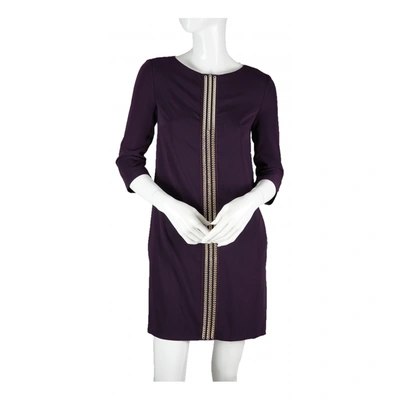 Pre-owned Mangano Mid-length Dress In Purple