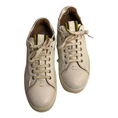 Pre-owned Gianvito Rossi Leather Trainers In White