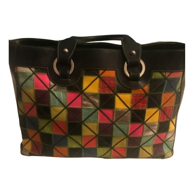 Pre-owned Braccialini Patent Leather Handbag In Multicolour