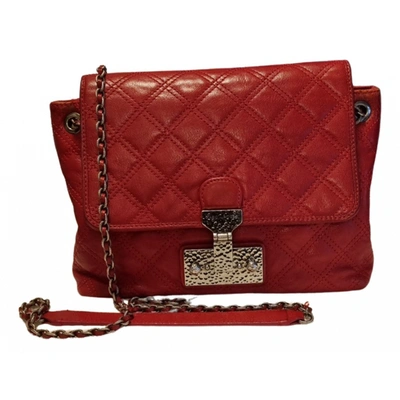 Pre-owned Marc Jacobs Leather Handbag In Red