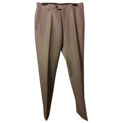 Pre-owned Tonello Trousers In Grey