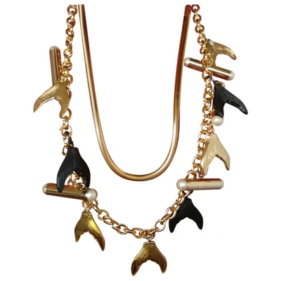 Pre-owned Coliac Necklace In Gold