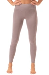Threads 4 Thought Monica High Waist Crop Leggings In Heather Sorrel