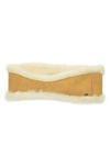Ugg Reversible Genuine Shearling Headband In Chestnut