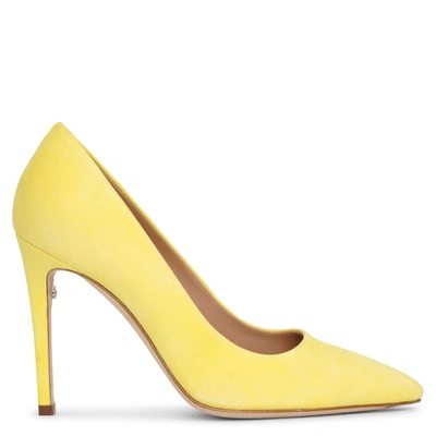 Ferragamo Pointed-toe 105mm Pumps In Yellow
