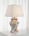 Port 68 Canton Coral Lamp, 33"t