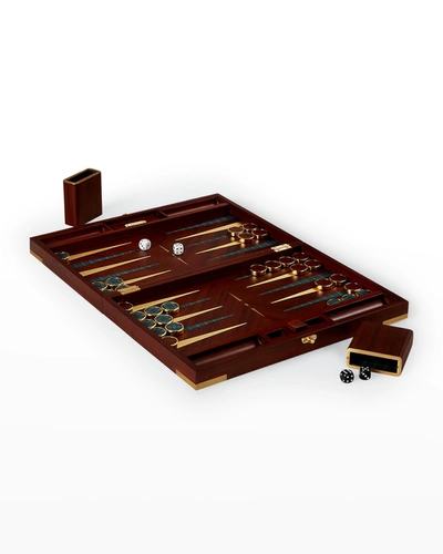 POLO RALPH LAUREN PARKWOOD BACKGAMMON SET