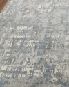 Exquisite Rugs Pismo Hand-loomed Rug, 5' X 8' In Silver Blue