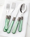 Neiman Marcus Napoleon 20-piece Flatware Set, Green Pearl