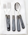 Neiman Marcus Napoleon 20-piece Flatware Set, Black Pearl