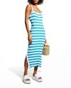 SOLID & STRIPED THE KIMBERLY STRIPE RIBBED DRESS