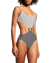 SOLID & STRIPED THE BAILEY O-RING ONE-PIECE SWIMSUIT