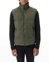 THE VERY WARM MEN'S QUILTED FUNNEL-NECK VEST