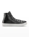 KOIO LEATHER HIGH-TOP COURT SNEAKERS