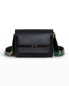 MARNI TRUNK CALFSKIN MEDIA SHOULDER BAG