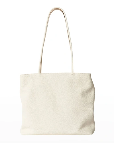 The Row Calfskin Medium Zip Shopper Tote Bag