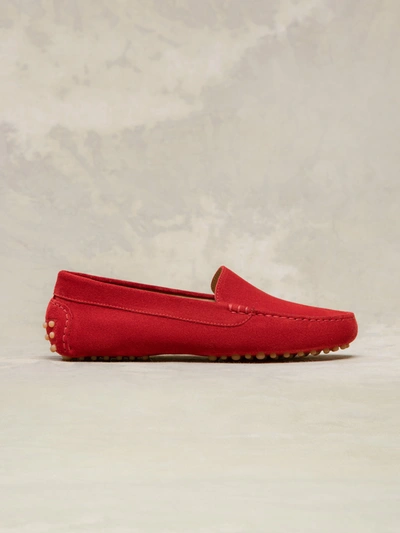 M. Gemi The Felize Suede In Sunset Red