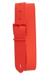 MAISON MARGIELA RUBBERIZED LEATHER BELT
