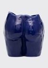 Anissa Kermiche Popotin Pot In Navy Blue Shiny