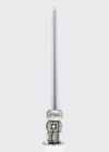 Baobab Collection Gemelli Silver 3" Candle Holders, Set Of 2
