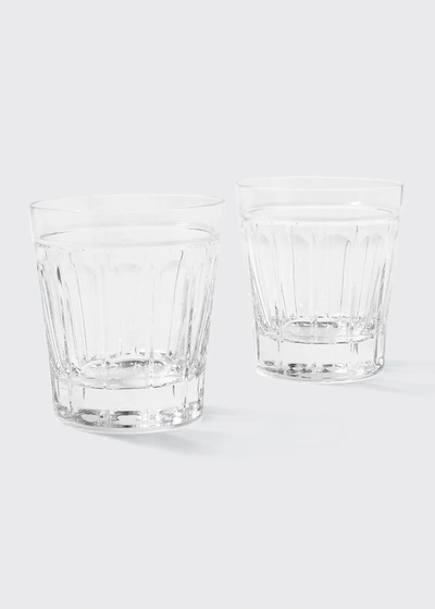 Ralph Lauren Set Of 2 Coraline Double-old-fashioned Glasses (260ml) In Clear