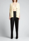 Jil Sander Cashmere V-neck Cardigan In Lightpastel Y