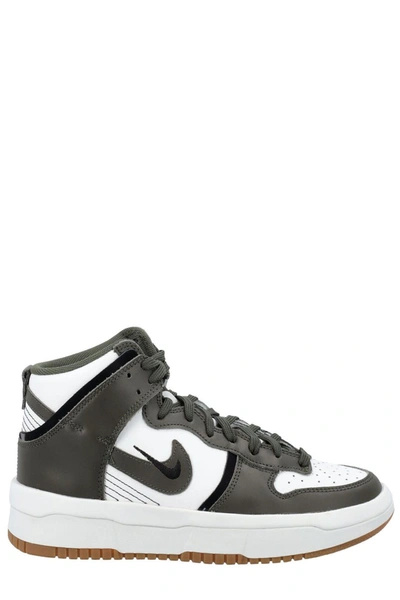 Nike Dunk Hi Rebel Leather High-top Sneakers In White