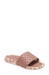 APL ATHLETIC PROPULSION LABS LUSSO QUILTED SLIDE SANDAL