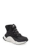 Sorel Kinetic Rnegd Waterproof High Top Sneaker Boot In Black Black