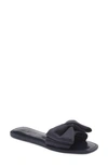 Kate Spade Bikini Bow Slide Sandals In Blazer Blue