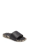 APL ATHLETIC PROPULSION LABS LUSSO QUILTED SLIDE SANDAL