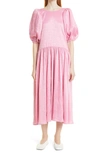 Stine Goya Amelia Sequin-embellished Recycled Polyester-blend Midi Dress In 1481 Dusty Pink