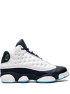Jordan Air  13 Retro Sneakers In White / Dark Powder Blue-multi