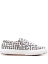 Superga Graphic-print Low-top Sneakers In White