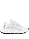 Versace Trigreca Low-top Sneakers In White