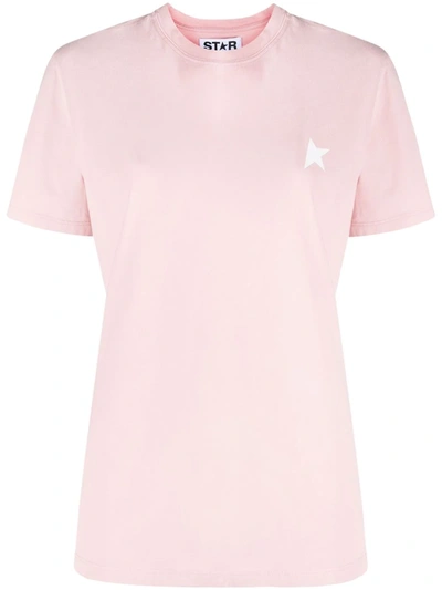 Golden Goose Logo-print T-shirt In Pink