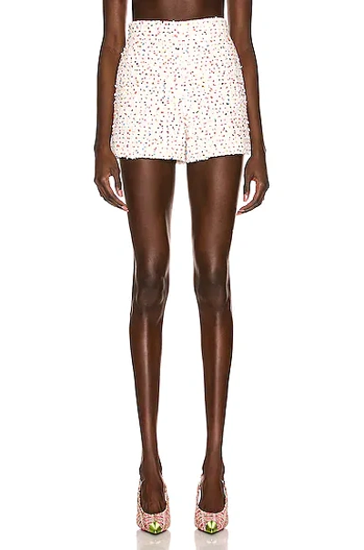 Valentino Tailored High-waisted Shorts In White