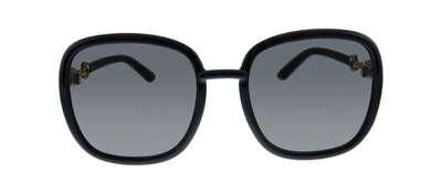 Gucci Gg0893s 001 Oversized Square Sunglasses In Grey