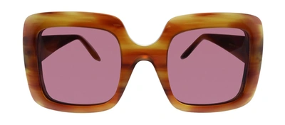 Gucci Gg0896s Havana Sunglasses In Violet