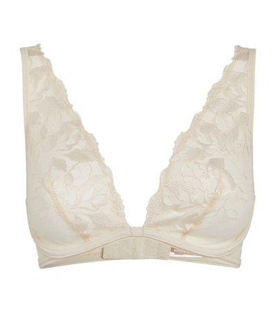 Maison Lejaby Underwire Triangle Bra In Ivory